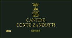 Desktop Screenshot of cantinecontezandotti.it