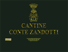 Tablet Screenshot of cantinecontezandotti.it